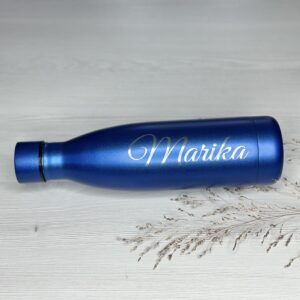 Graveeritud pudel "Sinine"